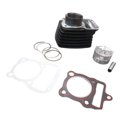 CILINDRO NHL125 NEGRO CON PISTON/PERNO/SEGUROS/ANILLOS/EMPAQUES (16-17) NZ