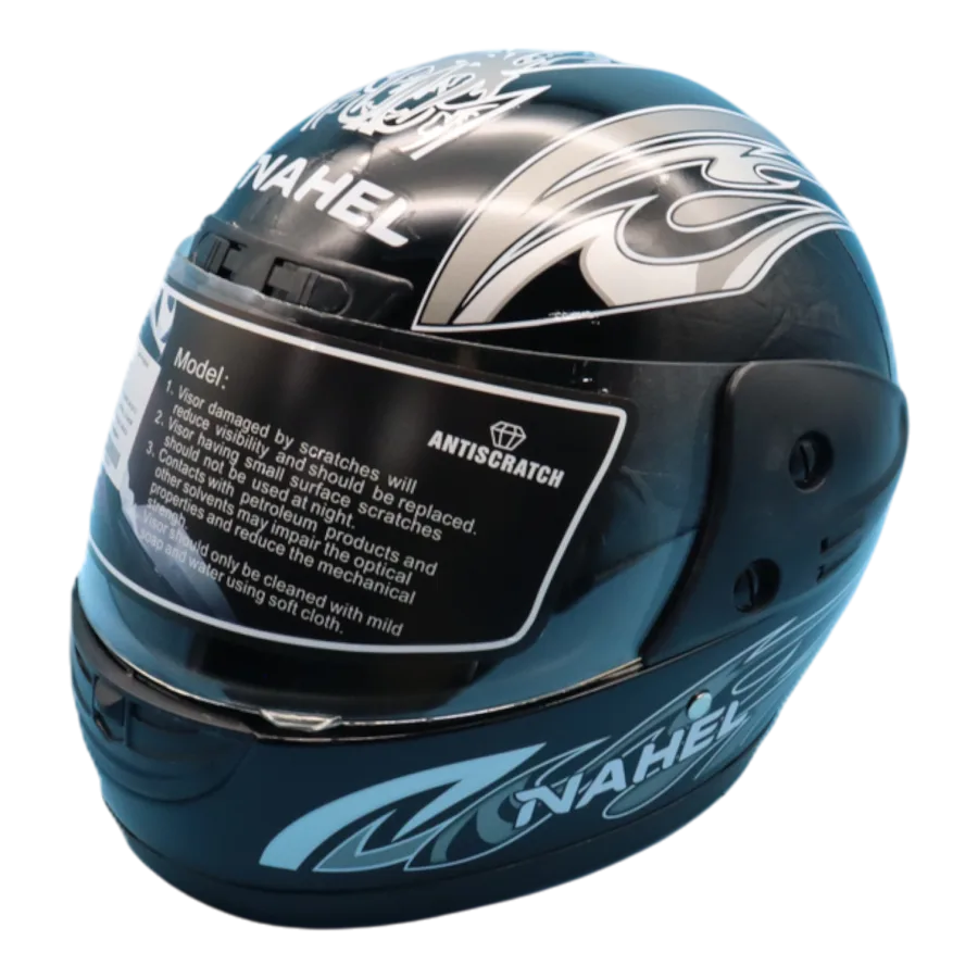 CASCO MOTO CERRADO MS NEGRO