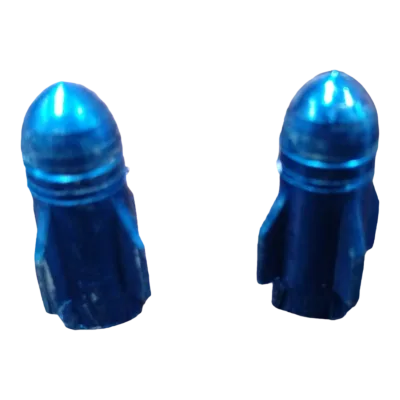 TAPON VALVULA AIRE ALUMINIO COHETE AZUL
